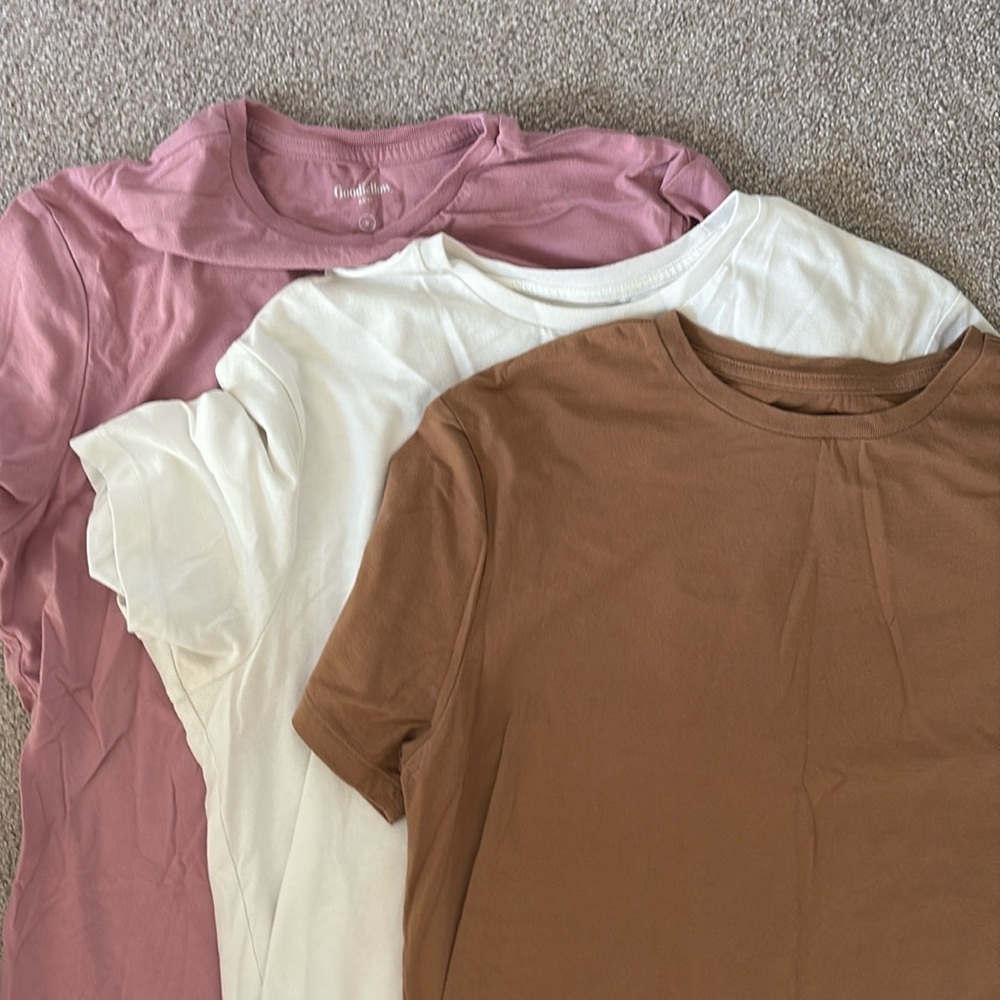 Bundle of 3 Goodfellow Basic Tees